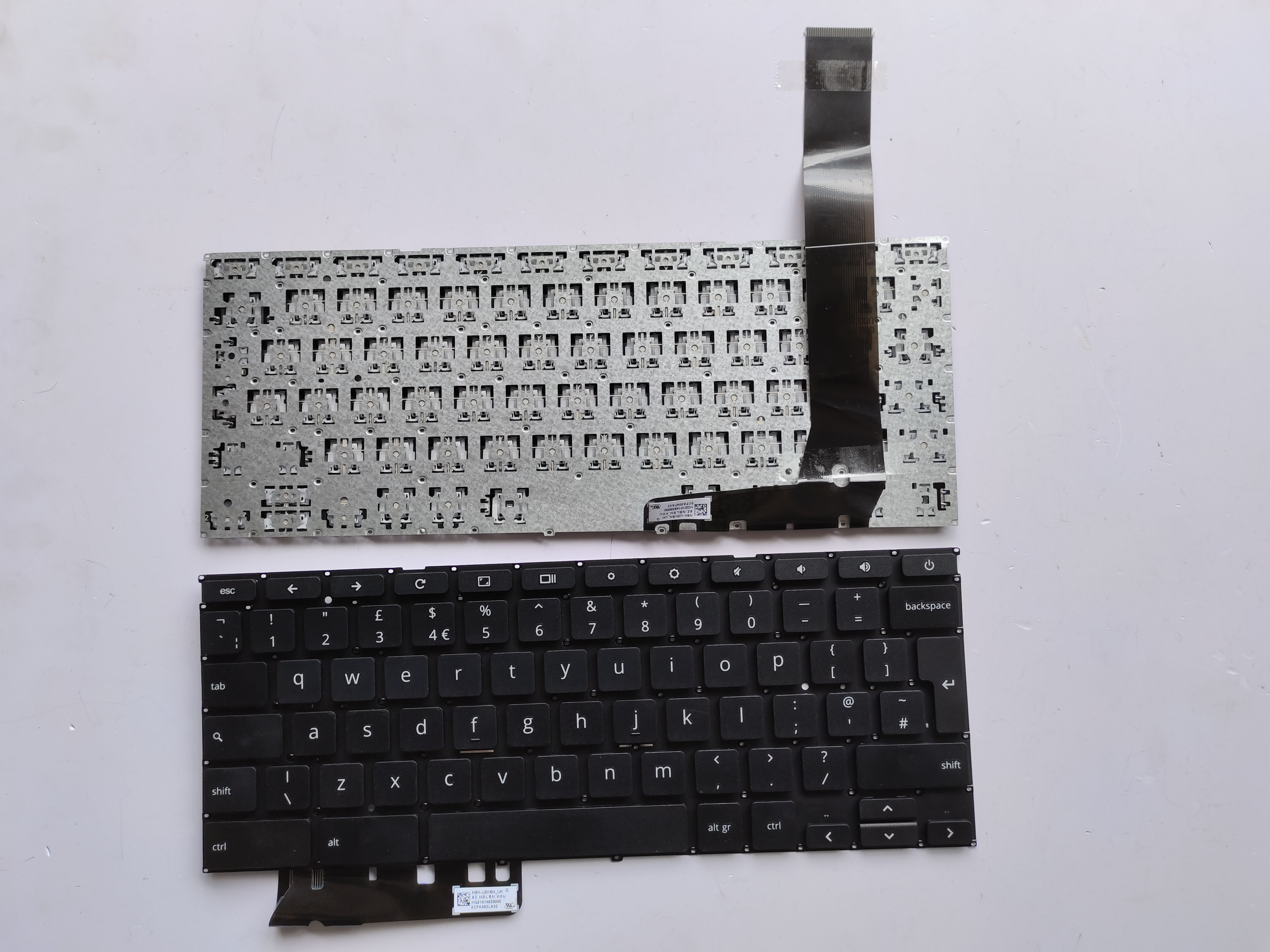 Picture of New Replacement Laptop Keyboard For ASUS RC1100 Google version with switch BLACK UK Layout